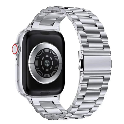 Stainless Steel Strap for Apple Watch Ultra 3/2 Band 46mm 49mm 40mm 44mm 42mm 41mm 45mm Bracelet IWatch Series 11 10 9 8 7 SE 6 - Smarsty