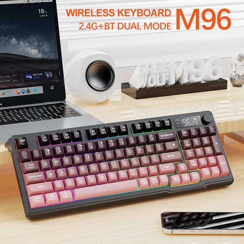 Bluetooth Gaming Keyboard With Multi Device Wireless