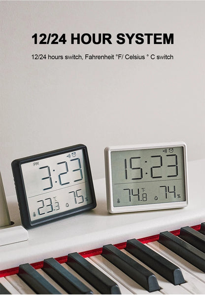 Ultra Thin Digital Alarm Clock with Large Screen - Smarsty