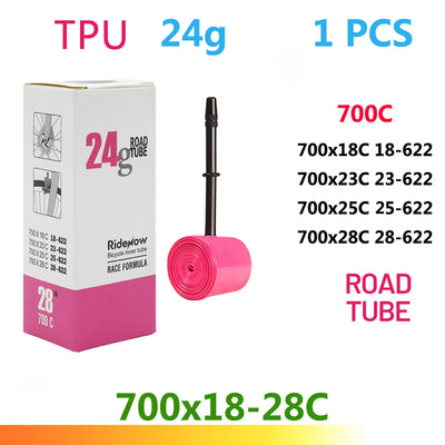 RideNow TPU Bike Inner Tube 700C 700x18 23 25 28 32 35 37 40 47C Road Bicycle Tire MTB Bike Camera 29x1.5 1.75 1.9 pneu aro - Smarsty