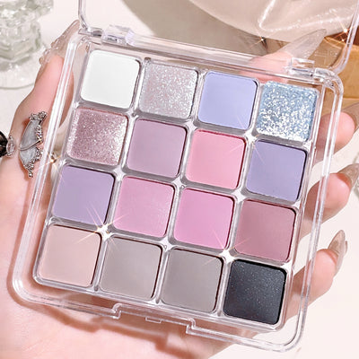 Sixteen-Color Korean Eye Shadow Palette for Long-Lasting Wear - Smarsty