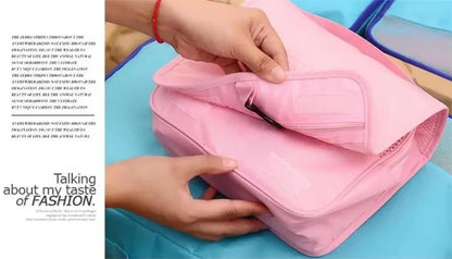 Waterproof Cosmetic Bag Travel Pouch With Hook Organizer - Smarsty
