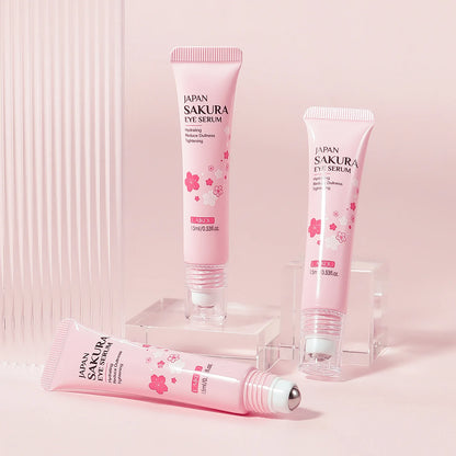 LAIKOU Sakura Eye Serum Roller for Dark Circles - Smarsty