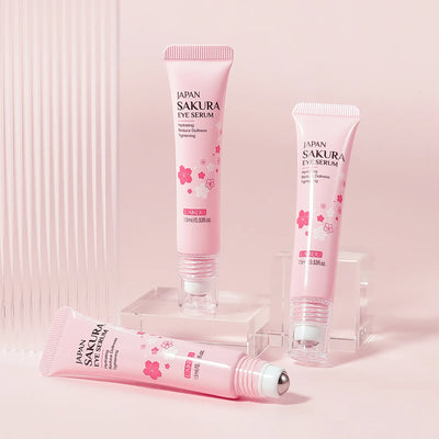 LAIKOU Sakura Eye Serum Roller for Dark Circles - Smarsty