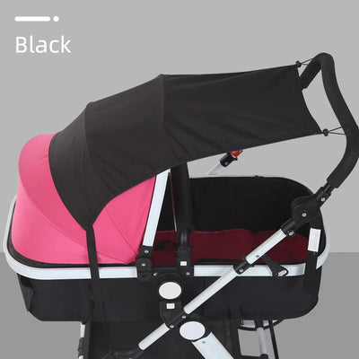 Universal Baby Stroller Accessories Sun Shade UV Protection Sunshade Carriage Canopy Cover for Prams Infants Car Seat Sun Visor by Smarsty