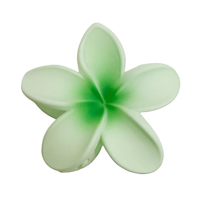 Frosted Egg Flower Hair Claw Clip Secure Hold Beach Stylish - Smarsty