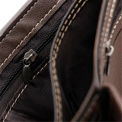 Men's Wallet with Hasp Business Card Holder Case Male Short Purse PU Leather Money Bag for Men Credit Card Wallets - Smarsty