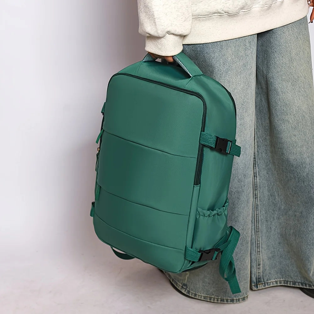 Couples Leisure Lightweight Backpack Travel Backpack Female New Backpack Student Schoolbag Large Capacity Travel Commuter Luggag - Smarsty