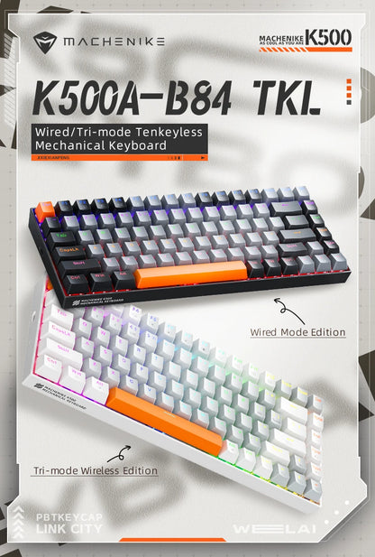Mechanical Keyboard 75 Percent Hot Swappable Backlit Gaming