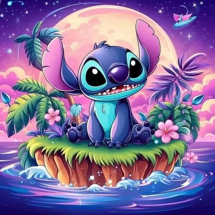 Disney 5D DIY Diamond Painting Cartoon Stitch Home Decor - Smarsty