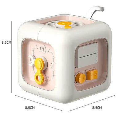 6 in 1 Montessori Educational Toys Sensory Busy Board Baby Practice Skills Drawer Cube Fidget Educational Toys for Girl Boy - Smarsty