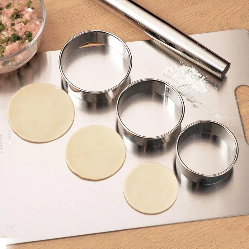 Stainless Steel Round Biscuit Molds Set for Baking - Smarsty