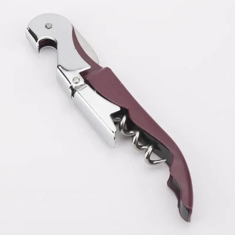 Double Fulcrum Stainless Steel Corkscrew Wine Opener - Smarsty