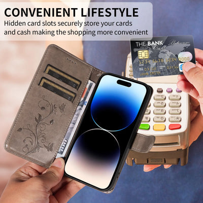Luxury Butterfly Flower Vine Flip Leather Wallet Case For Samsung Galaxy A06 A16 A26 A36 A56 A05 A05S A15 A25 A35 A55 5G A07 A17