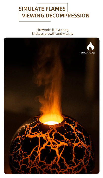 Colorful Atmosphere Lamp USB Humidifier with Essential Oil Diffuser - Smarsty
