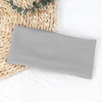 Elastic Solid Color Headbands For Running Non Slip Comfort - Smarsty