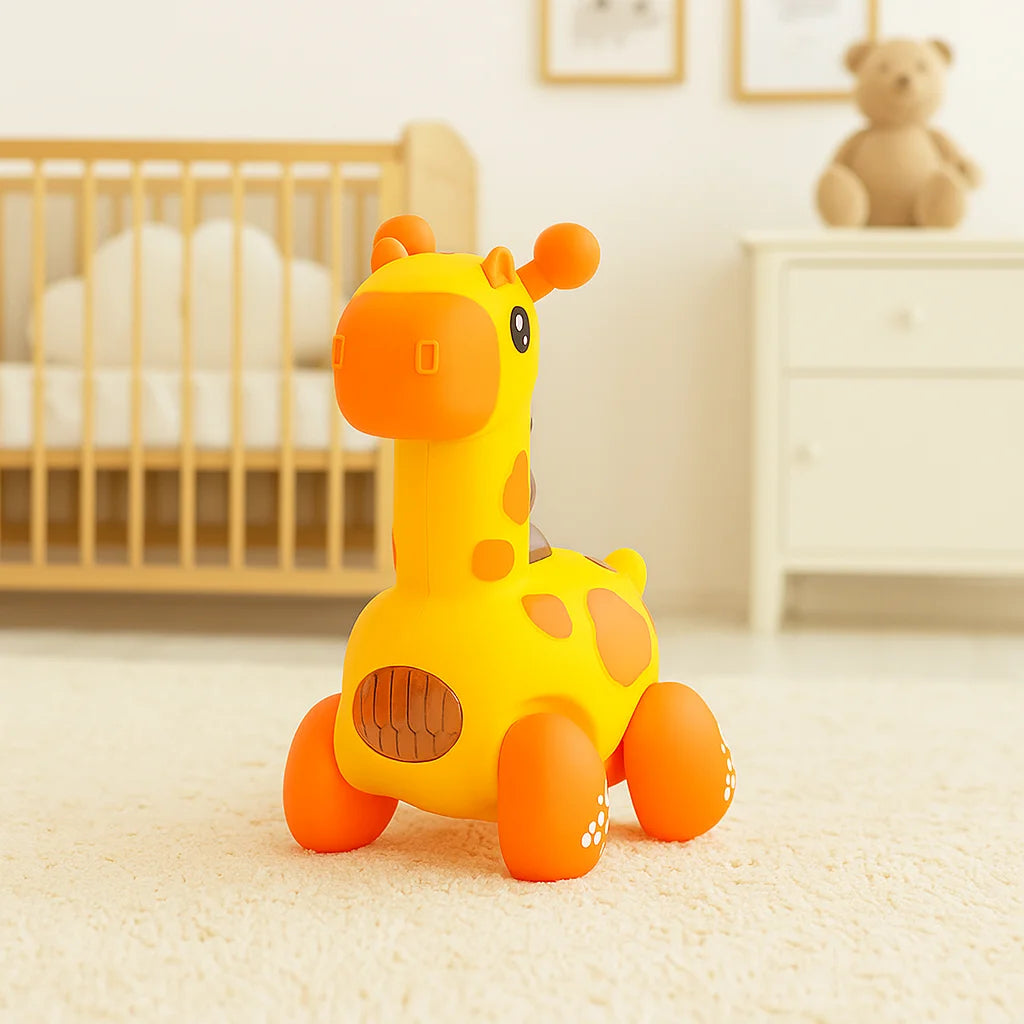 Children's Giraffe Toy Light-Up Musical Dancing Toy Adorable Pet Gift For Kids Cute Birthday Present