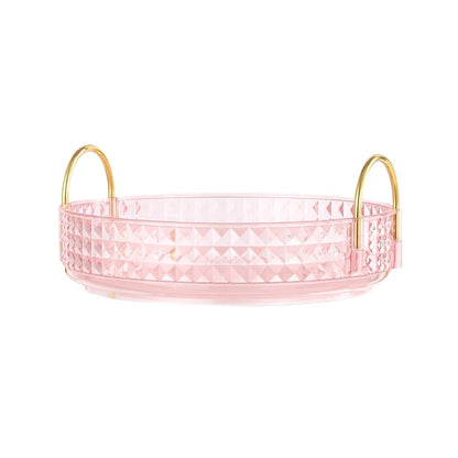 Multifunctional Lipstick Storage Box Rotating Drawer Makeup Box Transparent Desktop Skin Care Product Storage Rack by Smarsty