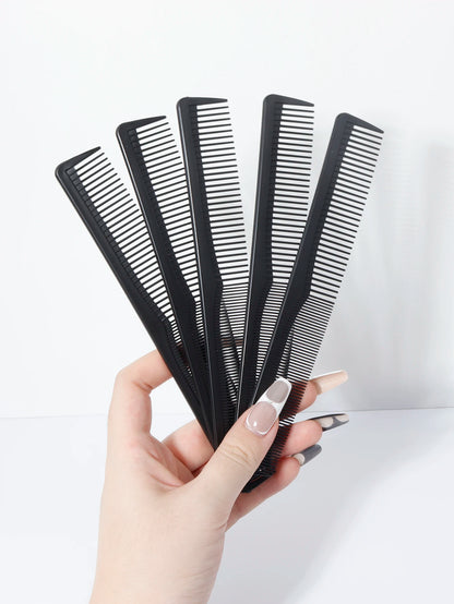 5pcs Carbon Fiber Cutting Combs Set for All Hair Types - Smarsty