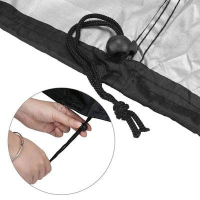Black Waterproof BBQ Grill Cover for All Seasons - Smarsty