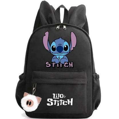HOT Disney Lilo Stitch Backpack for Girl Boy Student Teenager Children Rucksack Women Casual School Bags Kids Birthday Gift Toy - Smarsty