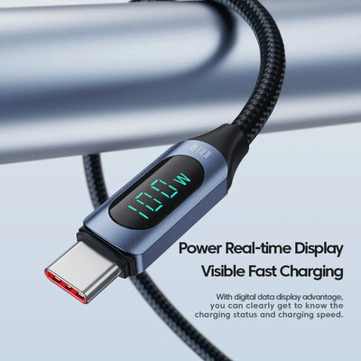 Toocki Type C to Type C Cable 100W PD Fast Charging Charger USB C to USB C Display Cable For Xiaomi POCO F3 Realme Macbook iPad - Smarsty