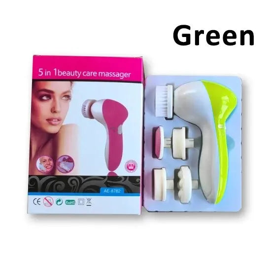 Electric 5 In 1 Facial Brush With Pore Cleaner - Smarsty