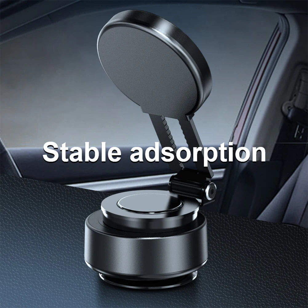 For Magsafe Magnetic Vacuum Car Phone Holder 360° Rotatable Folding Intelligent Car Mount Magnetic Car Stable Holder for iPhone