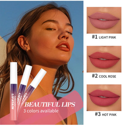 Long-lasting Waterproof Pink Lip Gloss Set - Smarsty