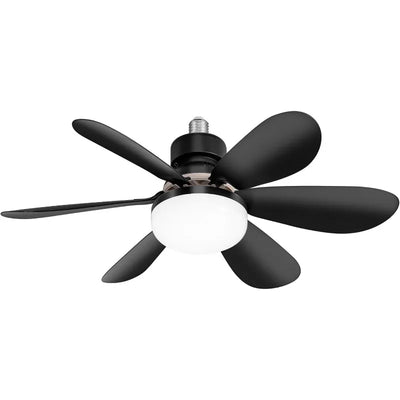 Ceiling fan light E27LED40W Strong wind 85-265V silent electric ceiling fan light remote control  85-265V living room kitchen