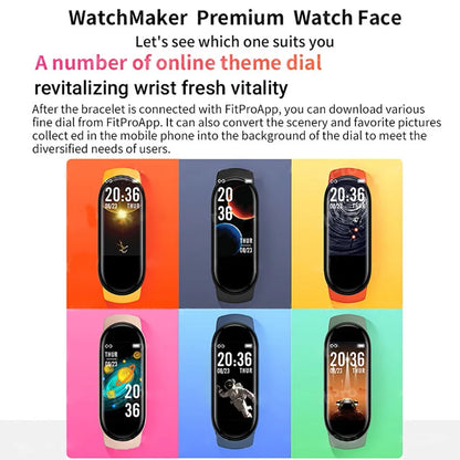 M6 Smart Watch for Fitness Tracking and Heart Rate Monitoring - Smarsty