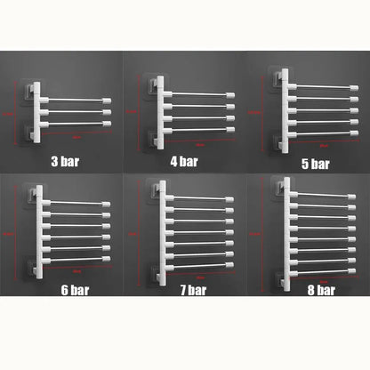 Rotatable Space Saving Aluminum Towel Rack Hanger - Smarsty