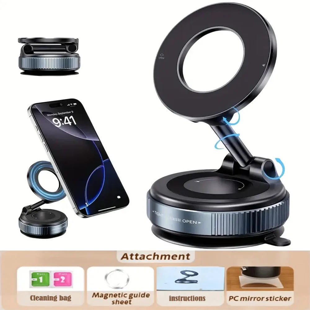 Upgraded Magnetic Car Phone Holder With 360 Rotation - Smarsty