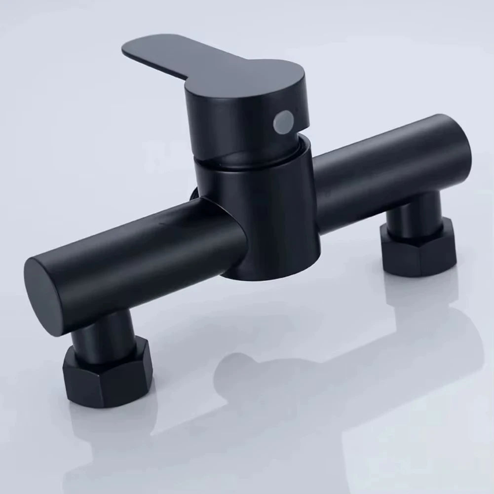 Stainless Steel Wall Mounted Shower Faucet with Hot Cold Control - Smarsty