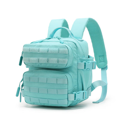 9L Mini Tactical Backpack Small Gym Bag Fitness Portable Backpack With Molle System For Hiking, Camping, Traveling, Daily Use - Smarsty