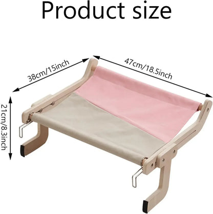 Cat Hammock with Window and Detachable Balcony - Smarsty