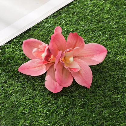 Bohemian Orchid Flower Hair Clips for Weddings - Smarsty