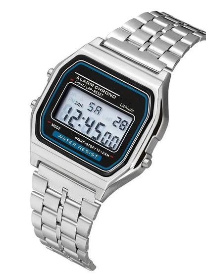 Ultra-Thin Steel Strip LED Watch with Stylish Design - Smarsty