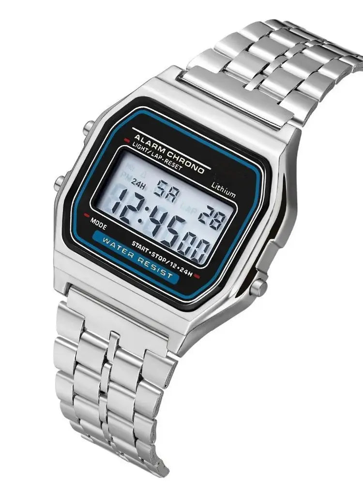 Ultra-Thin Steel Strip LED Watch with Stylish Design - Smarsty