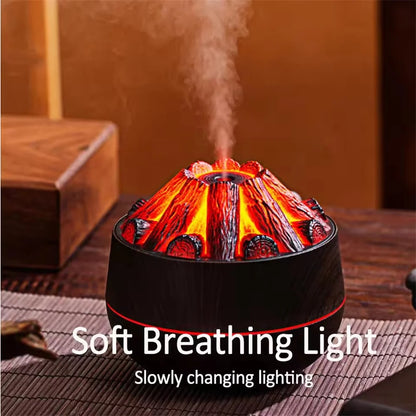 Charcoal Flame Humidifier and Essential Oil Diffuser - Smarsty
