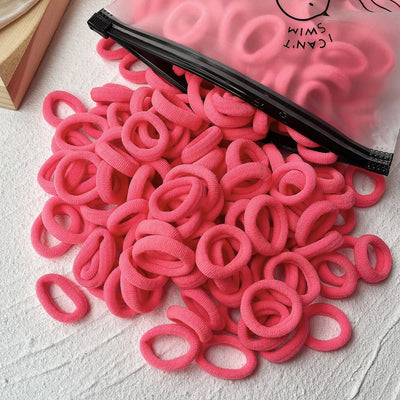 Kids Colorful Elastic Hair Bands Soft Non Slip Scrunchies - Smarsty