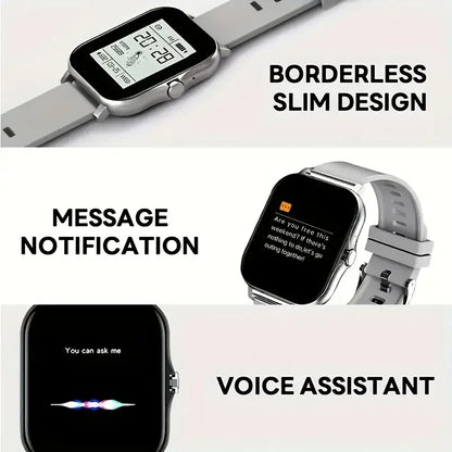 LAXASFIT Smart Watch with Heart Rate Monitor and Bluetooth - Smarsty