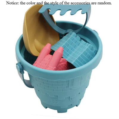 Children's Castle Sand Digging Sets Sand Scoop Summer Toy Beach Toys Sand Box for Kids Outdoor Baby Educational Interactive Gift by Smarsty