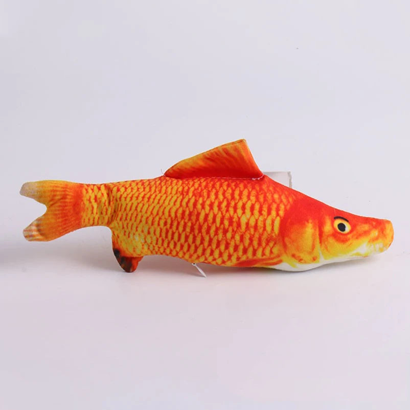 Interactive Cat Teasing Toy Fish Plush for Playtime - Smarsty