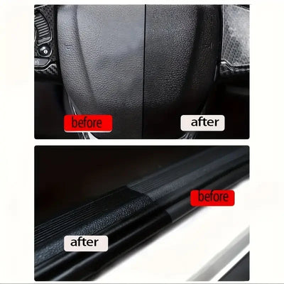 Crystal clear car plastic repair agent - car interior and panel renewal wax coating agent car wax car polishing wax - Smarsty