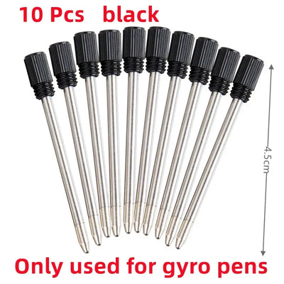 Multifunctional Decompression Finger Rotate Luminous Gyro Pens Toy Fidgets Spinner LED Light Ballpoint Pen Metal Gyro Pen Gift by Smarsty