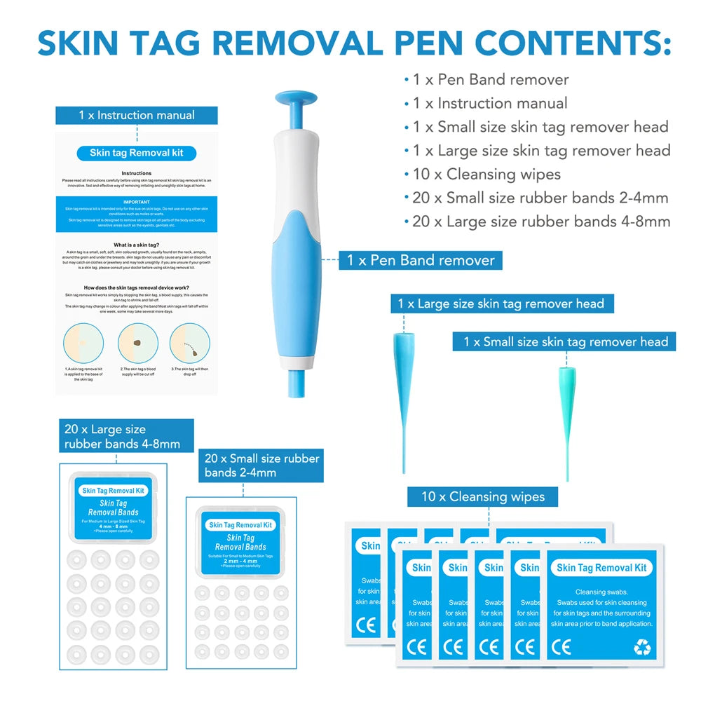 2 in 1 Skin Tag Remover Kit for Effective Face Care - Smarsty