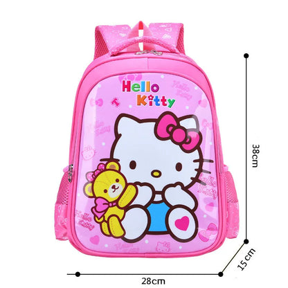 Durable Cartoon Nylon School Backpack Unisex For Kids - Smarsty