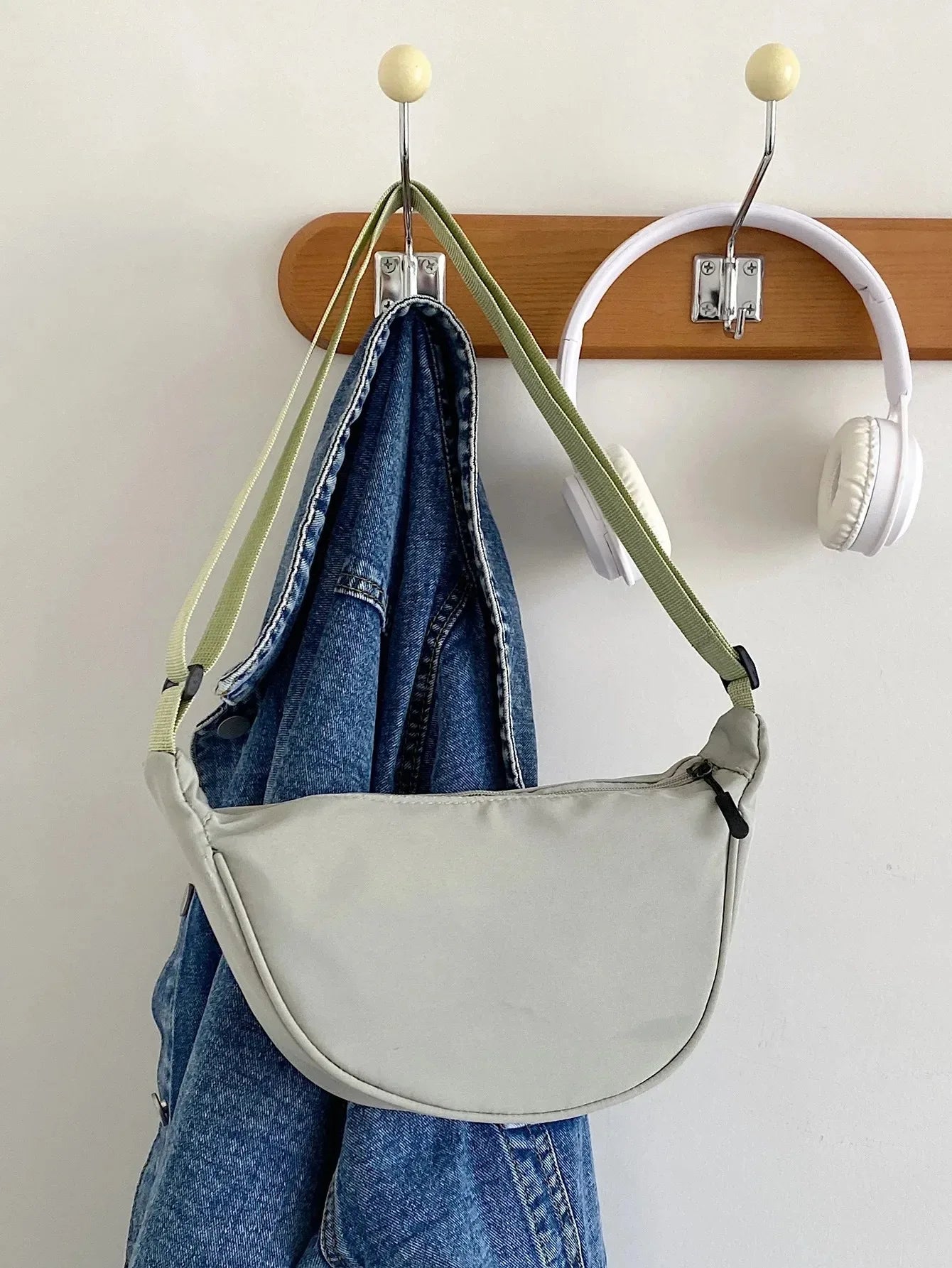 Nylon Hobo Crossbody Bag For Women Large Capacity Tote - Smarsty