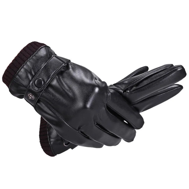 Men's Waterproof Winter Cycling Gloves Warm Cold Protection - Smarsty